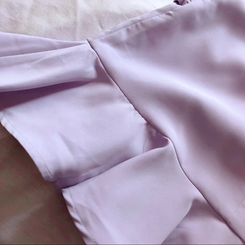 revolve song of style ⋆ ruffle lilac skirt